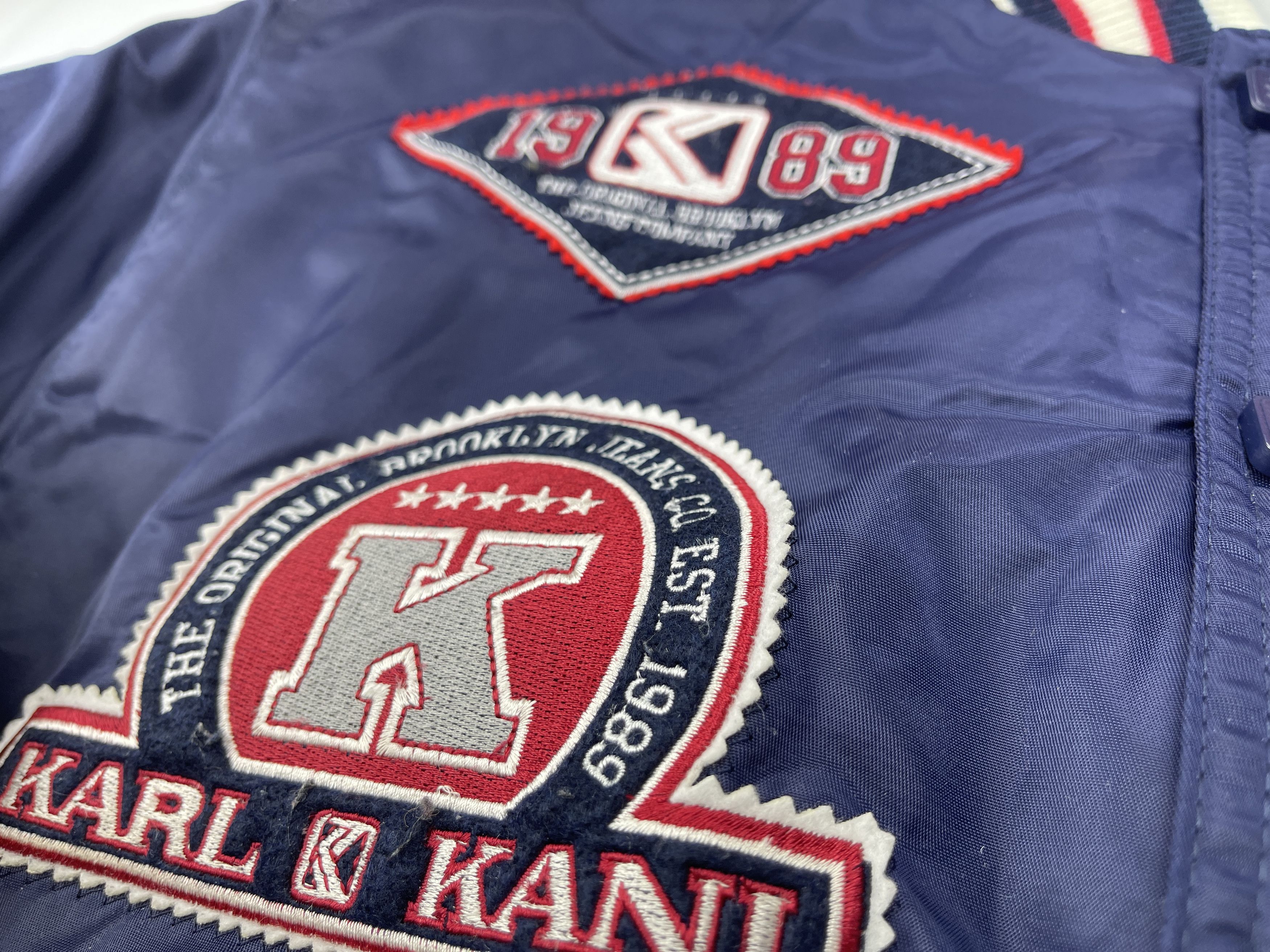 Karl Kani KARL KANI jacket, vintage bomber, 90s hip hop, 1990s size M Size US M / EU 48-50 / 2 - 12 Thumbnail