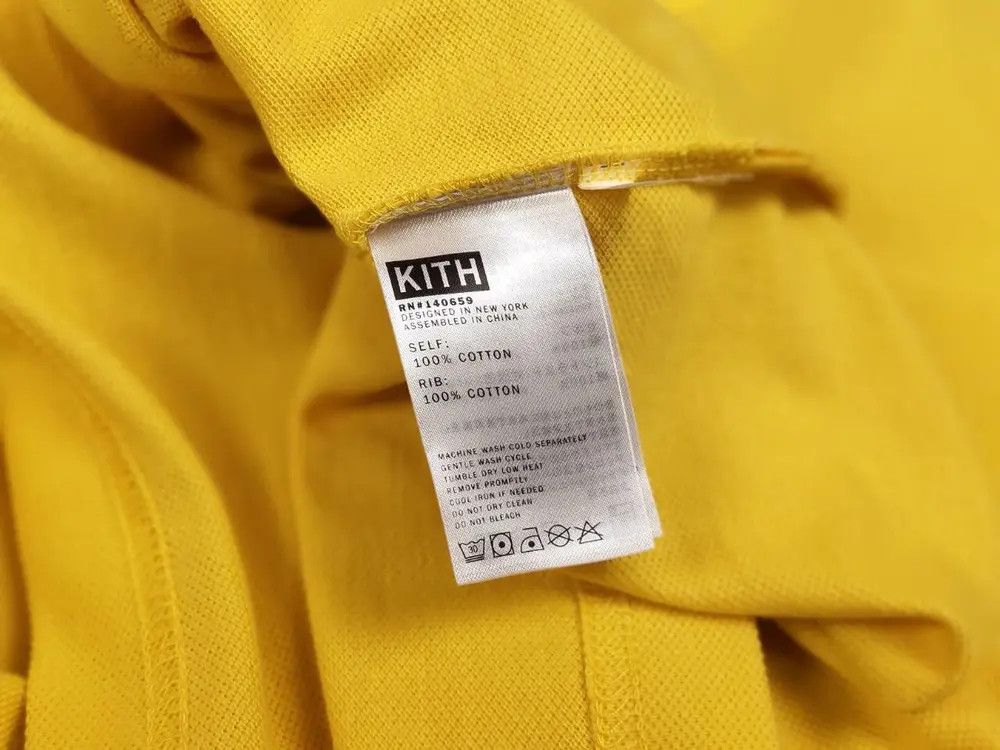 Kith NEW Kith Pique Quinn SS Pocket Tee Yellow T-Shirt Size US M / EU 48-50 / 2 - 8 Thumbnail