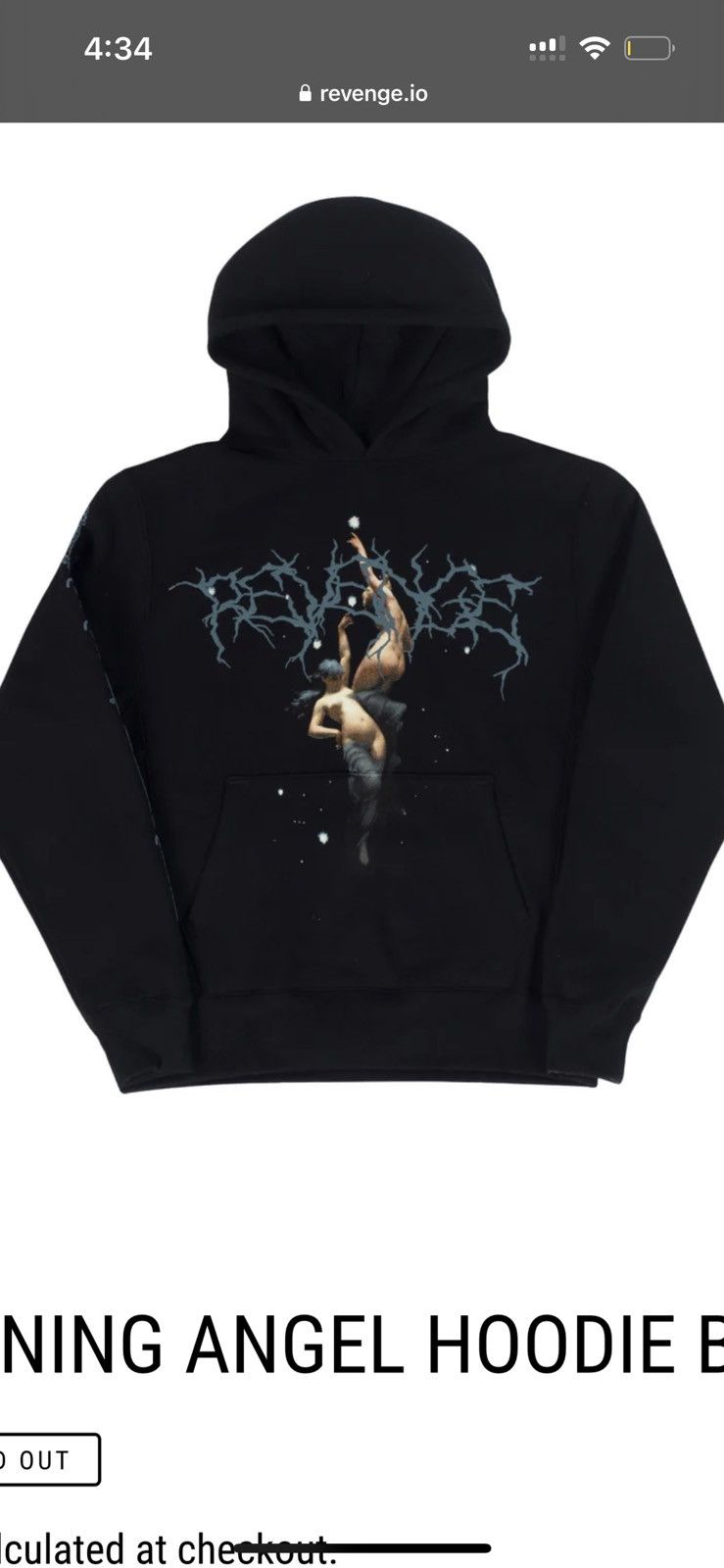 Revenge Revenge Lighting Angel Hoodie Size US L / EU 52-54 / 3 - 3 Thumbnail