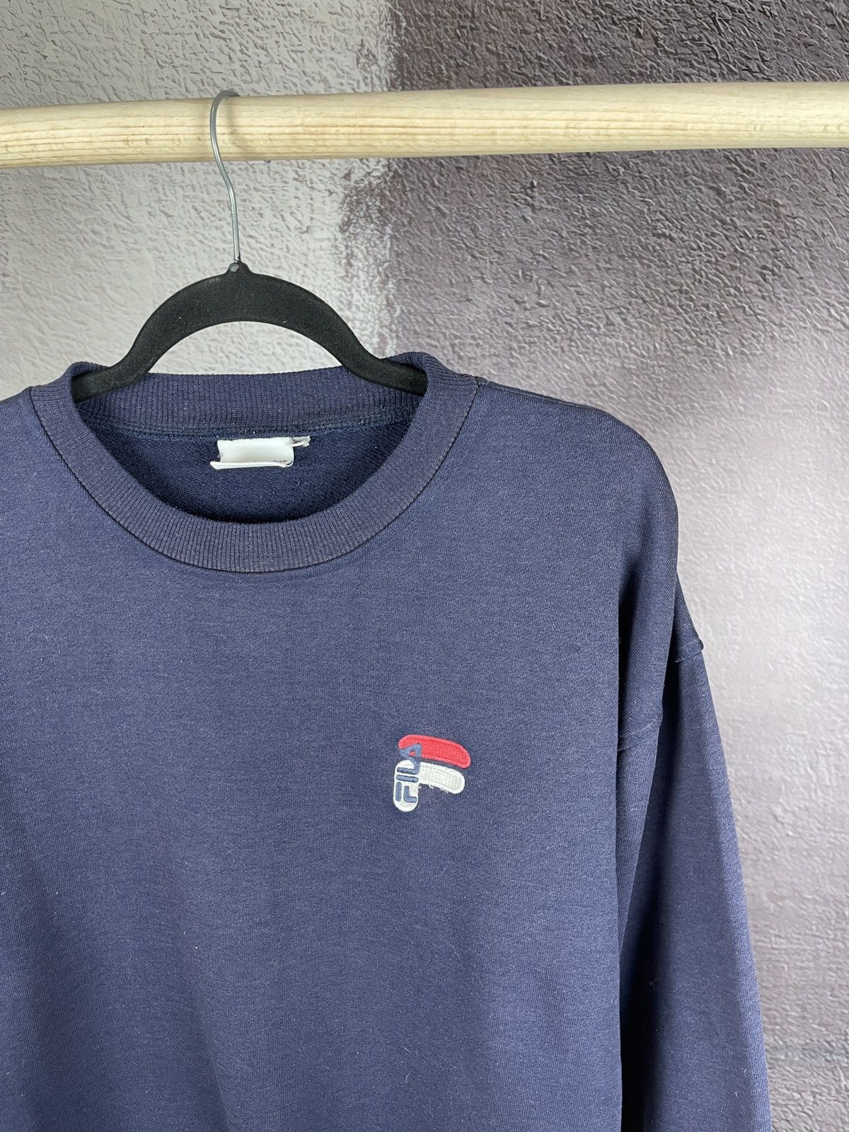 Fila Fila vintage faded small logo sweatshirt Size US XL / EU 56 / 4 - 4 Thumbnail