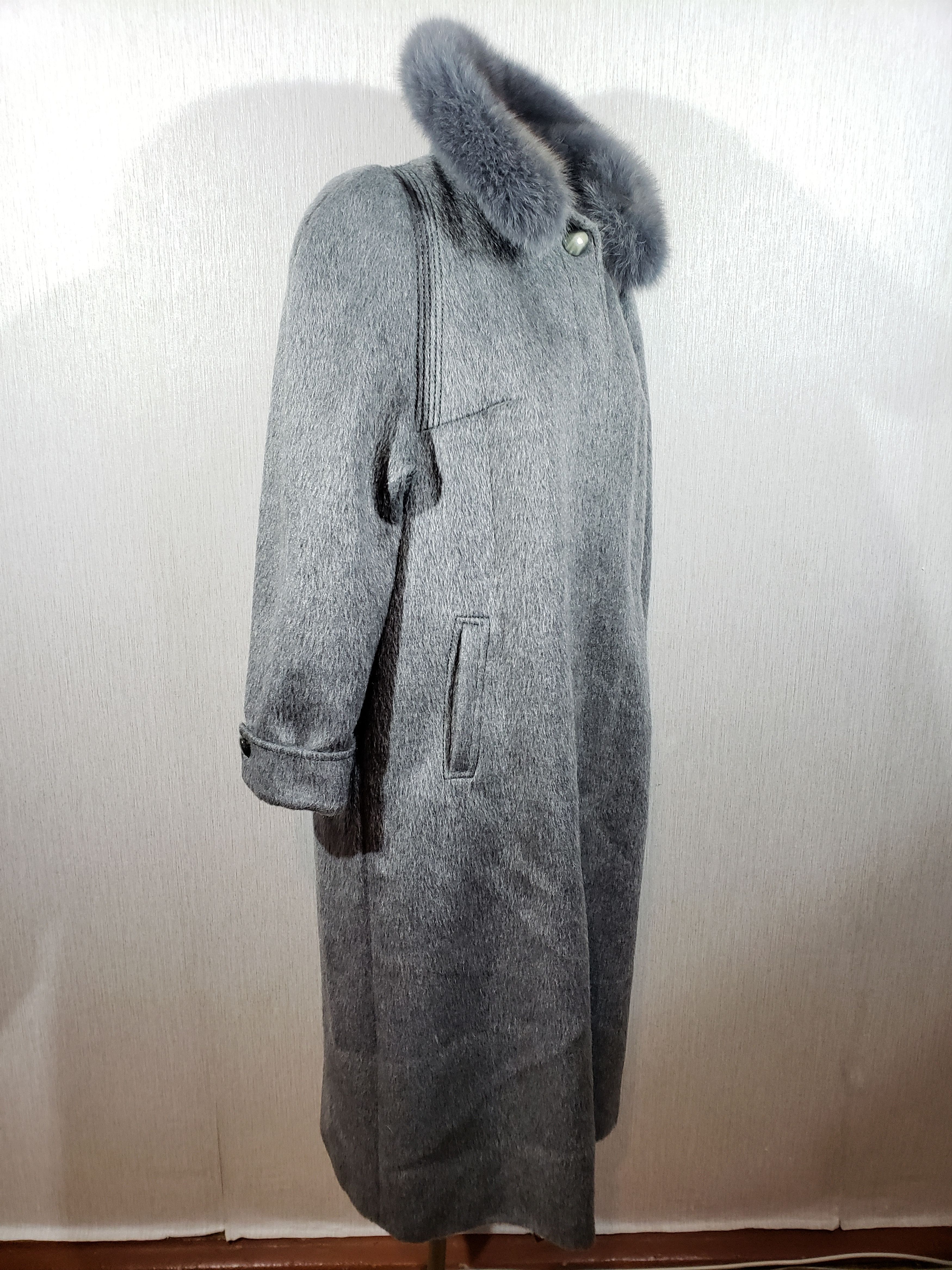 Uniqlo Long woolen women's trench coat. Size XXL / US 16-18 / IT 52-54 - 3 Thumbnail