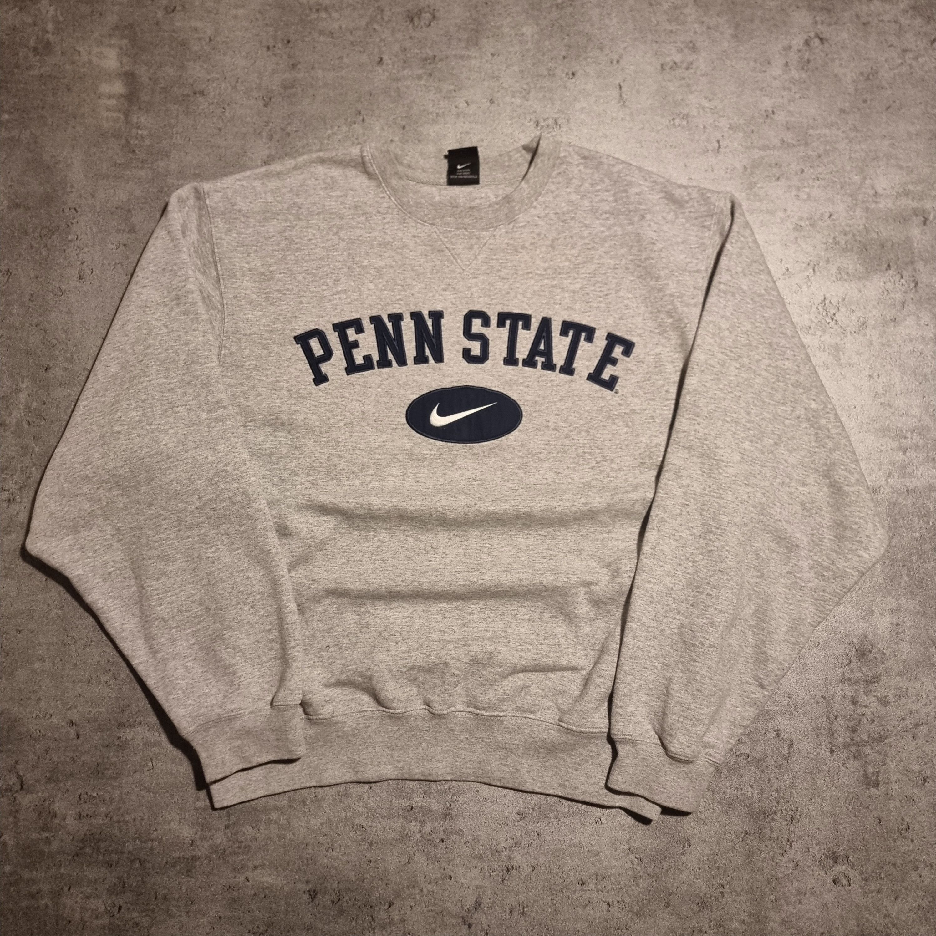 Nike Vintage 90’s Nike Penn State Bog Swoosh Hoodie rare Size US L / EU 52-54 / 3 - 3 Thumbnail