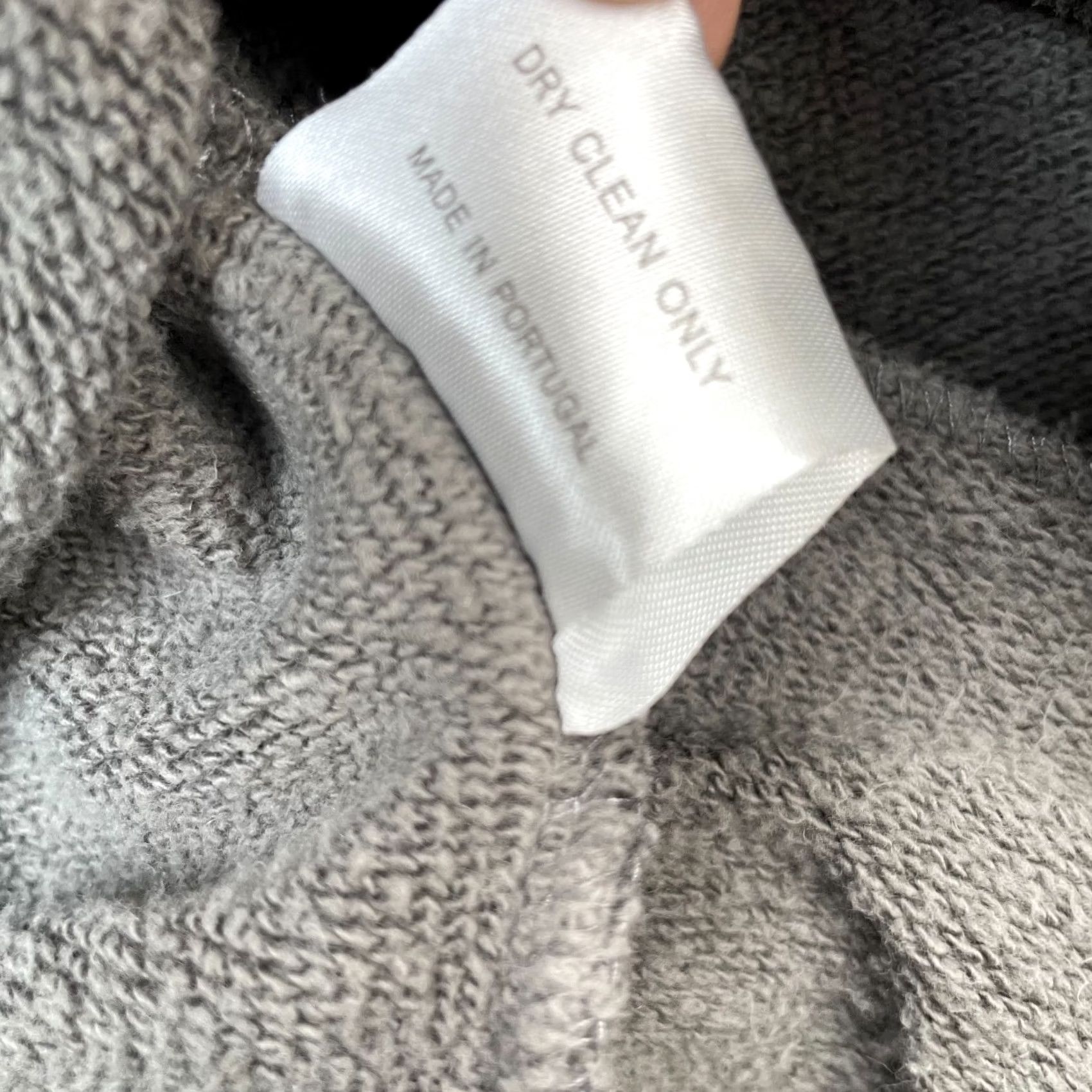 Martine Rose Martine Rose Hoodie Mens Medium Gray Spellout Cotton Fleece Embroidered Pullover Shirt Size US L / EU 52-54 / 3 - 4 Thumbnail