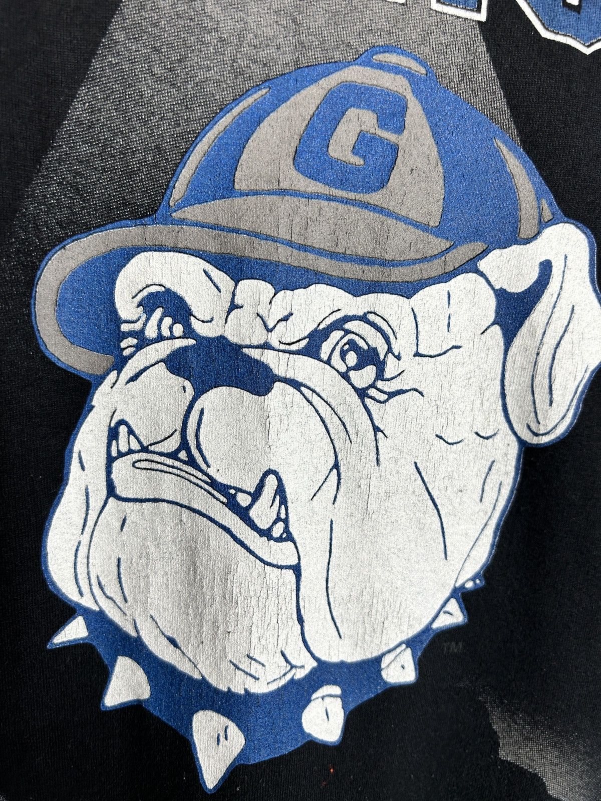 Starter 90s Vintage Starter Georgetown Hoyas NBA Basketball T-Shirt Size US L / EU 52-54 / 3 - 3 Thumbnail