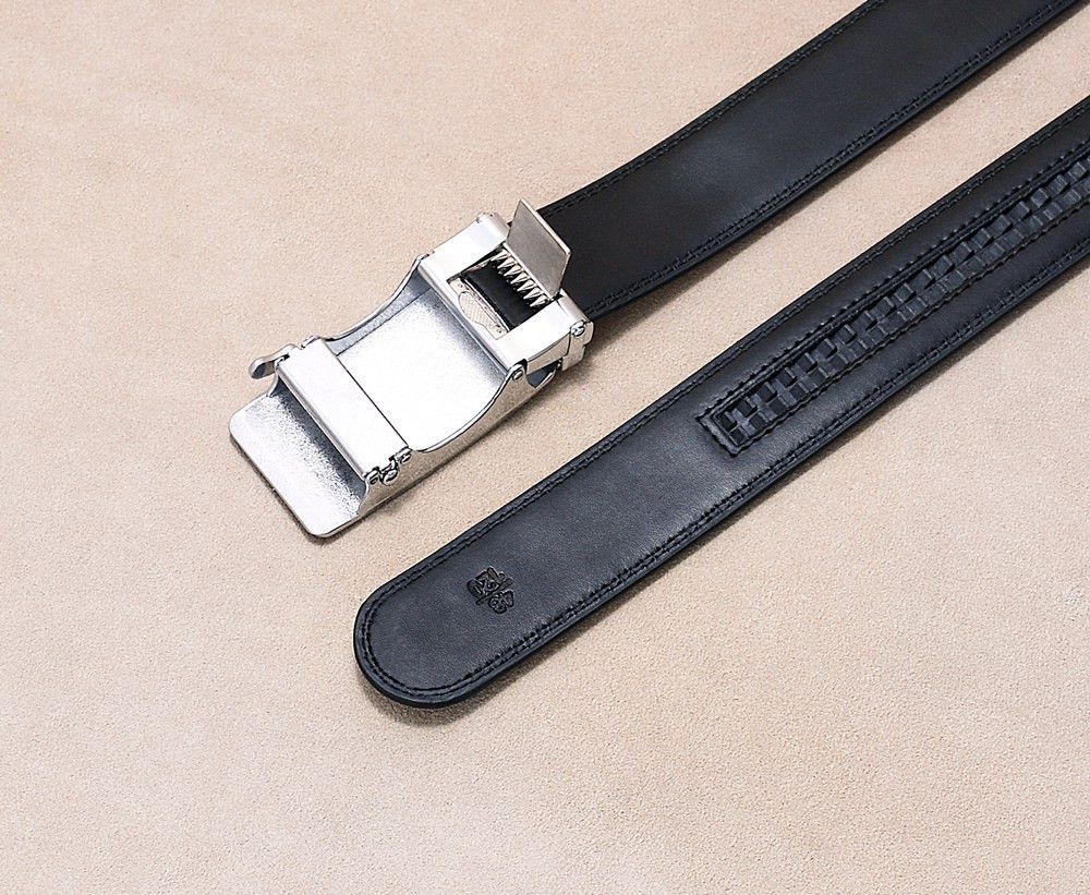 Japanese Brand × Leather Snake Pattern Leather Automatic Buckle Belt Size ONE SIZE - 5 Thumbnail