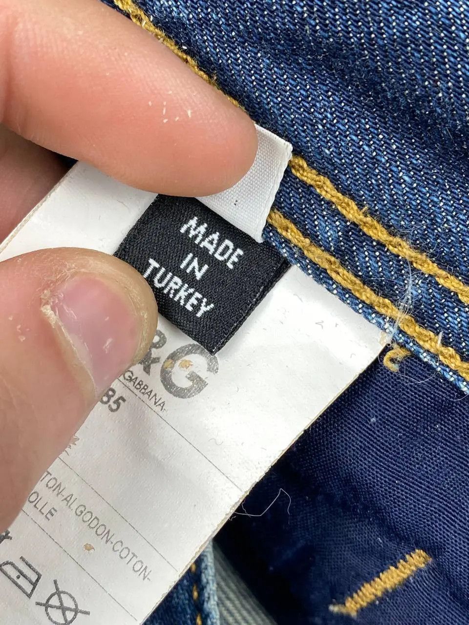 Dolce & Gabbana Vintage Dolce & Gabbana Denim Jeans Baggy Size US 31 - 15 Thumbnail