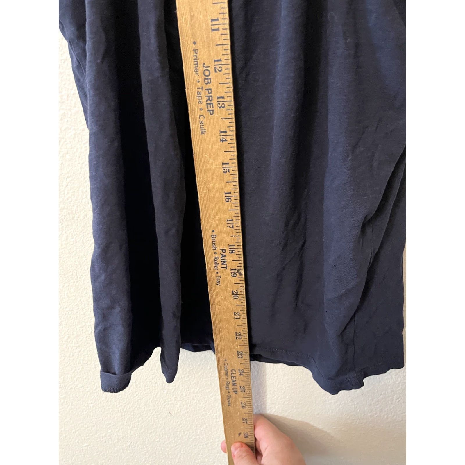 Ann Taylor VINTAGE LOFT Soft XS Navy Blue Solid Blouse Sleeveless Pullover Tank Size XS / US 0-2 / IT 36-38 - 4 Thumbnail