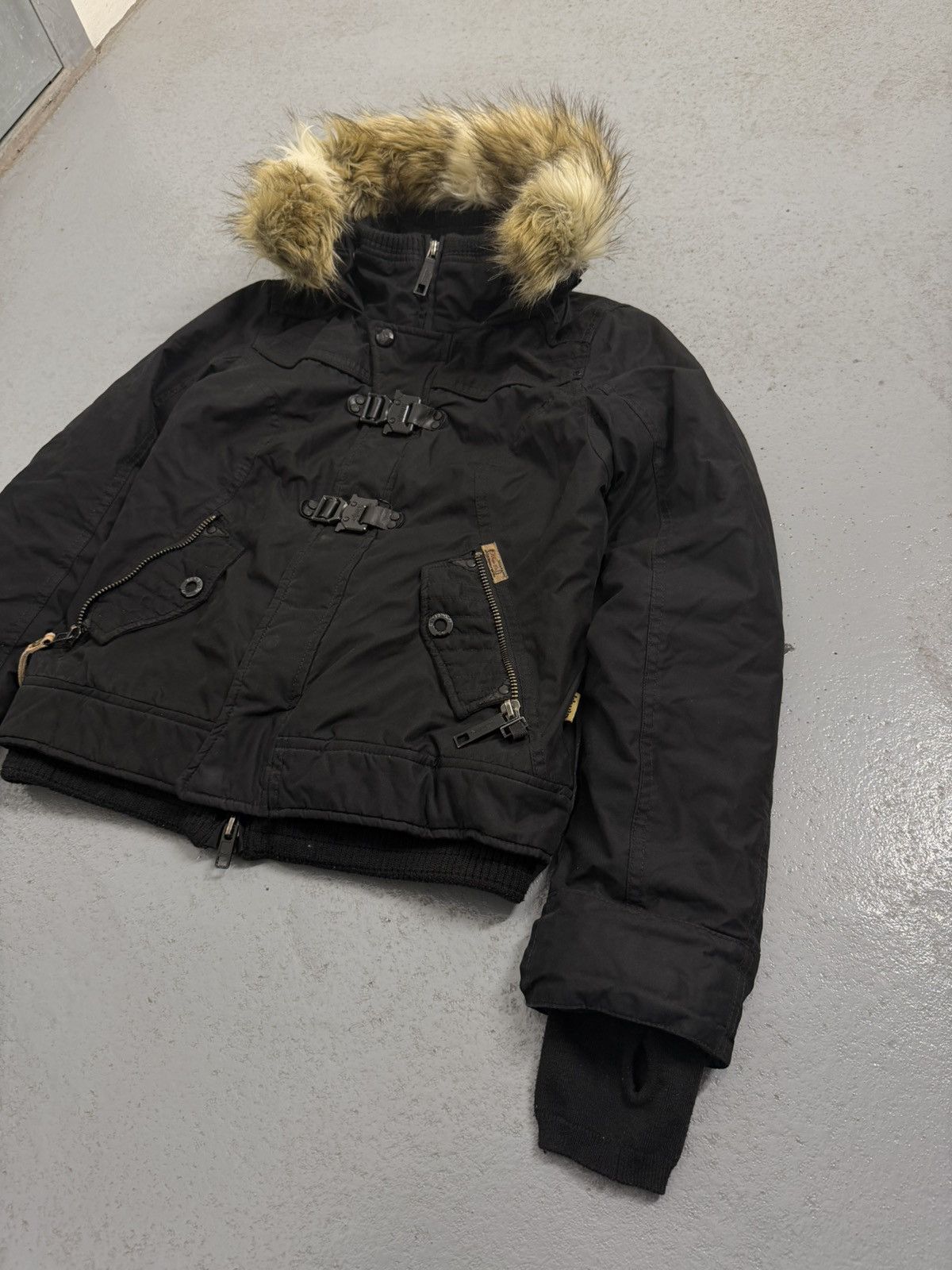 khujo Khujo Double Belted Fur Insulated Jacket Size M / US 6-8 / IT 42-44 - 5 Thumbnail