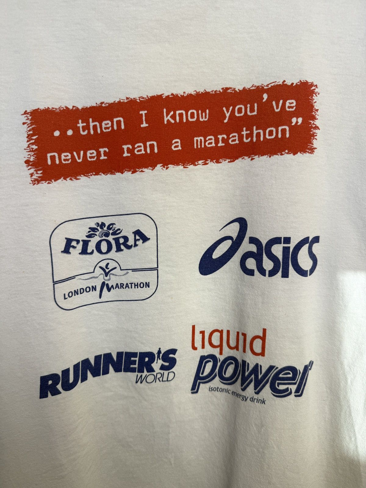 Asics Vintage 90s 1998 ASICS “The Flora London Marathon“ size L Size US XL / EU 56 / 4 - 4 Thumbnail