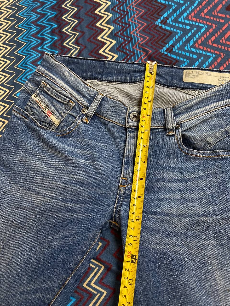 Diesel × Vintage Vintage Diesel Industry Faded Denim Jeans Size 26" / US 2 / IT 38 - 6 Thumbnail