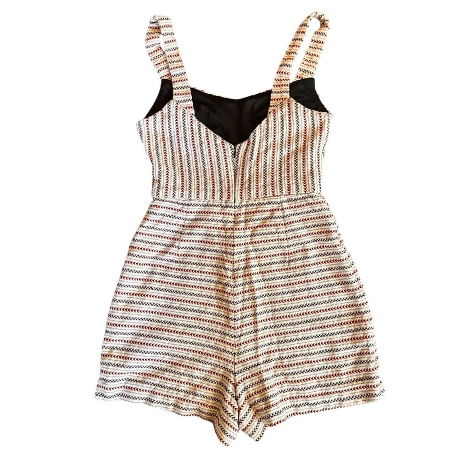 Zara Zara Trafaluc Skort Romper – Cream/Tan – Size S – EUC Size 26" / US 2 / IT 38 - 7 Thumbnail