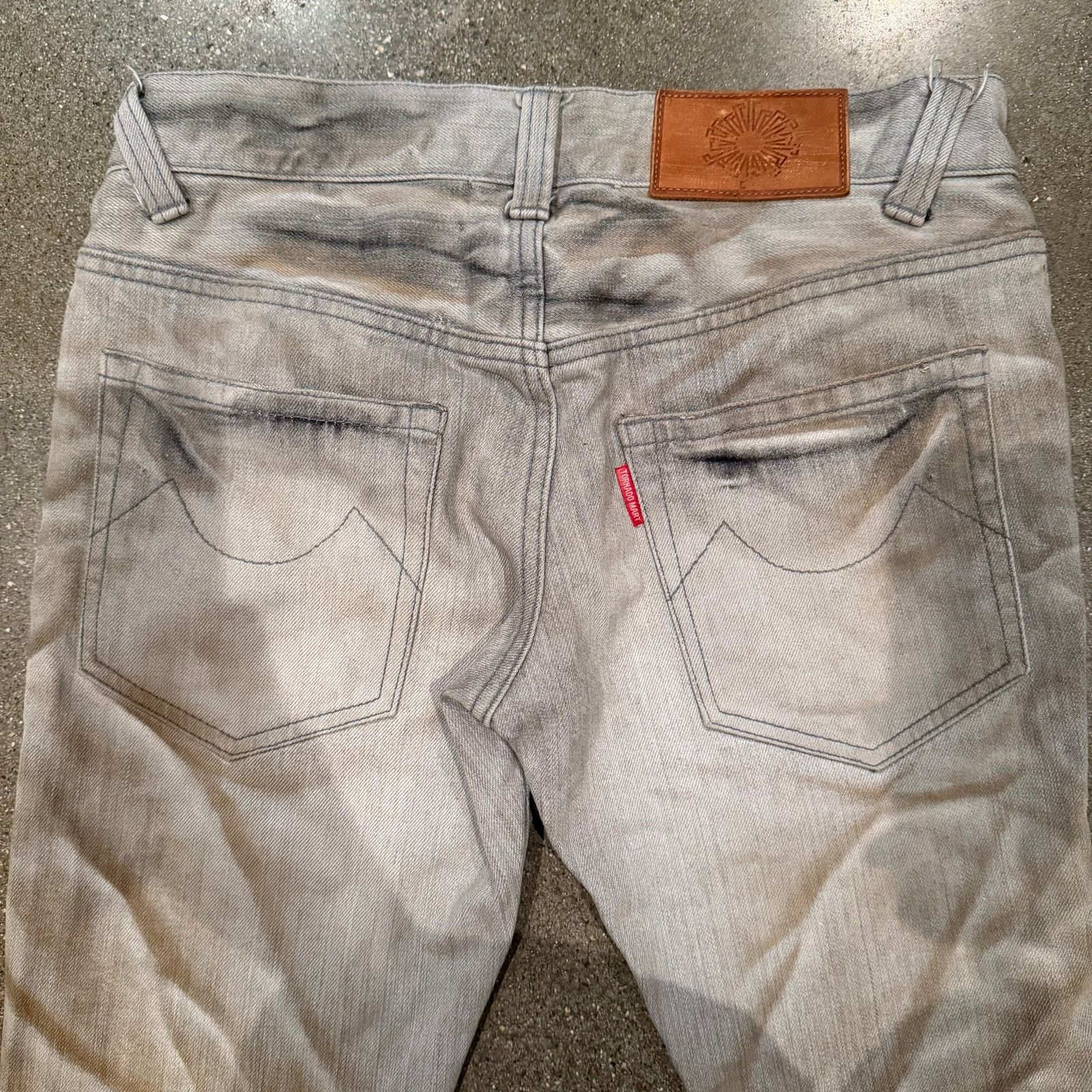 Tornado Mart Tornado mart whisker sand gray wash boot cut flare jeans Size US 29 - 7 Thumbnail