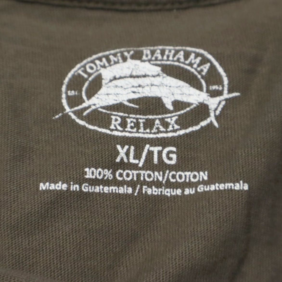 Tommy Bahama Tommy Bahama Shirt Men XL Brown Take it to the Bucket Solid T-Shirt Size US XL / EU 56 / 4 - 5 Thumbnail