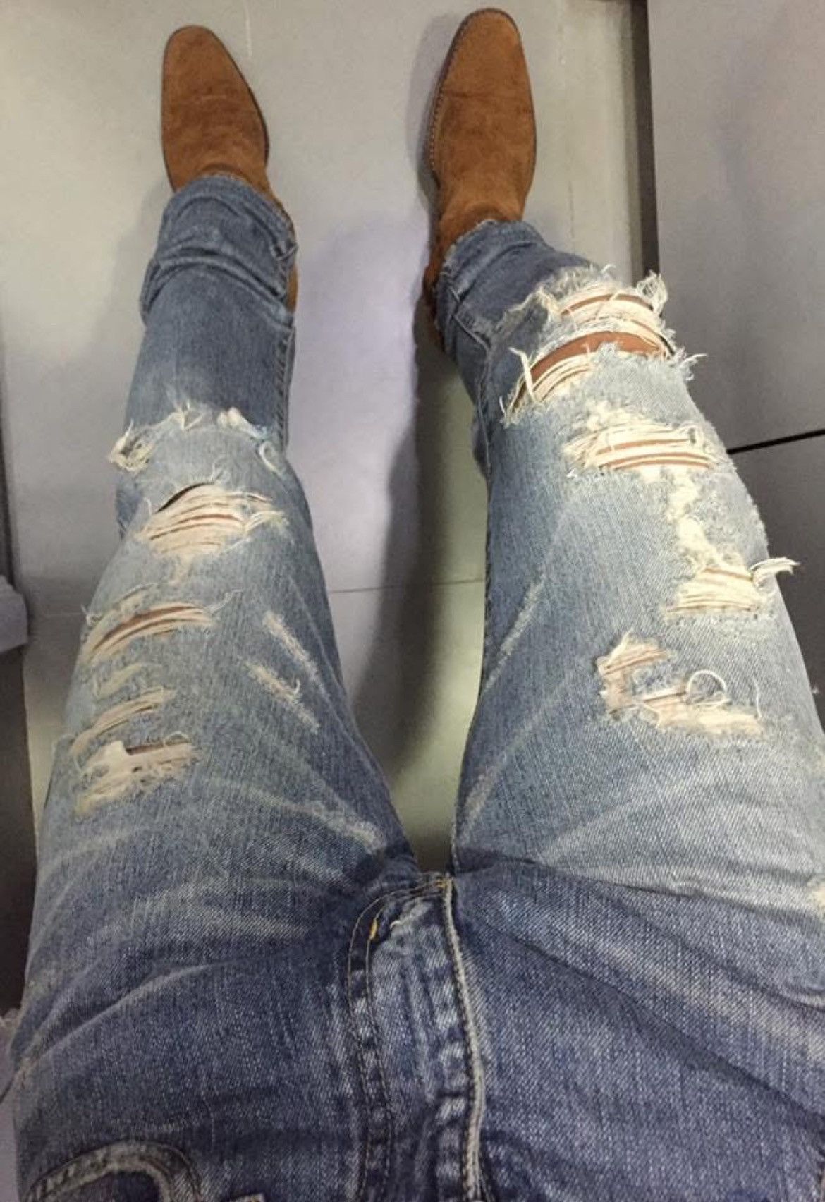13FW D02 Little Crash Jeans sz31 & 28