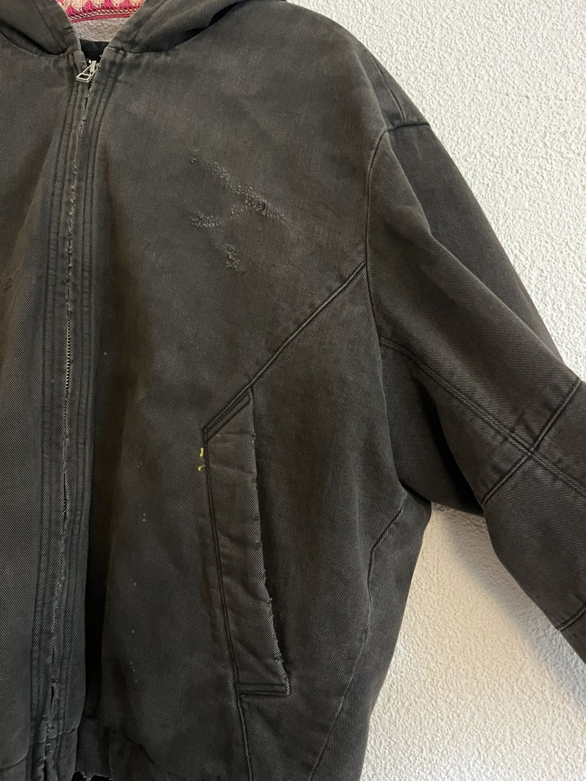 Vuja De beck destroyed hooded bomber black