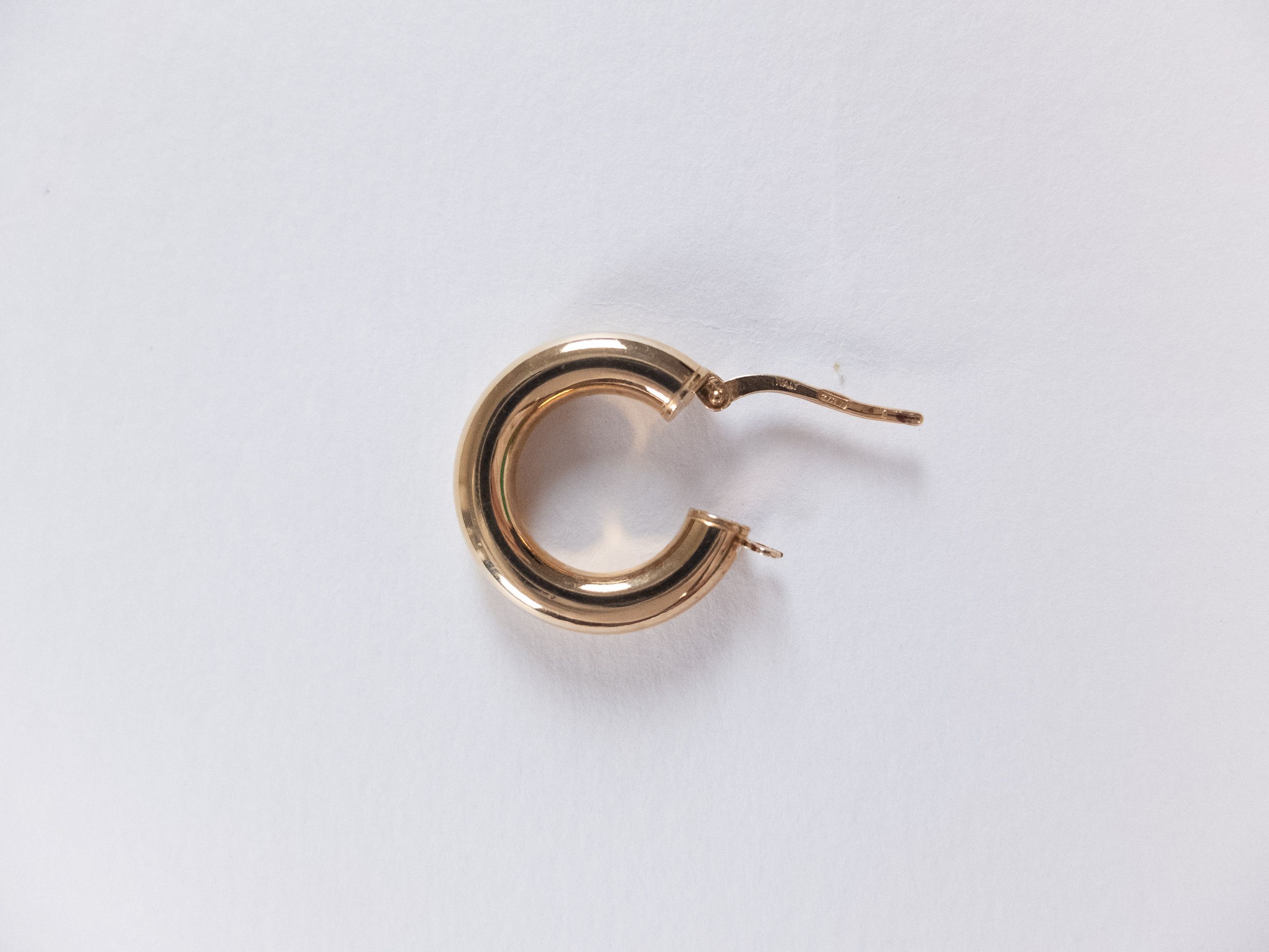 Bottega Veneta BOTTEGA VENETA Essentials gold plated silver hoop earrings q Size ONE SIZE - 5 Thumbnail