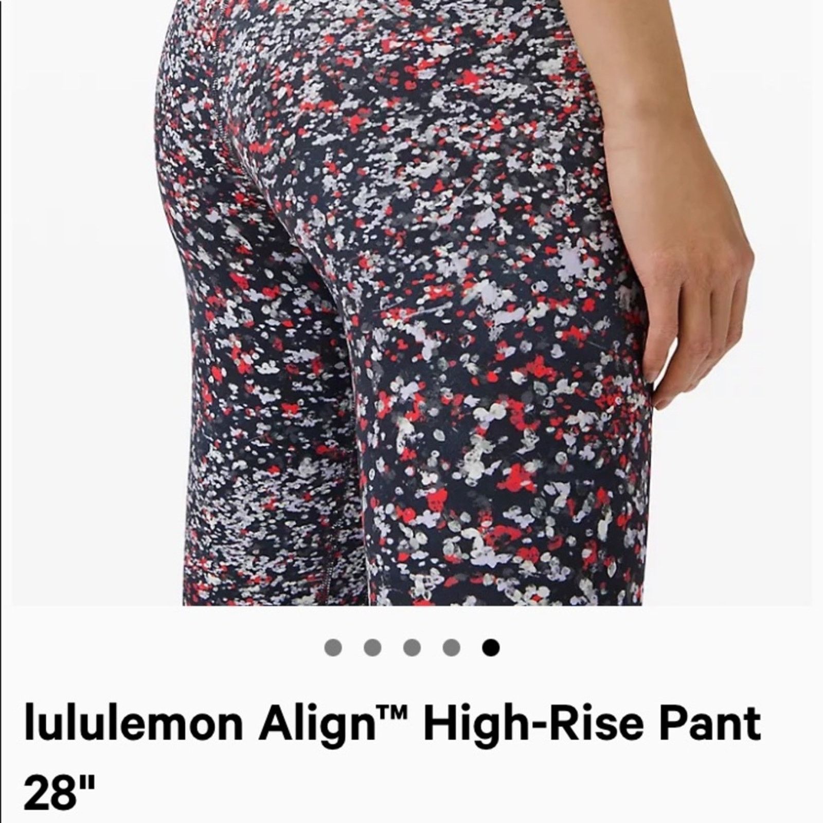 Lululemon *NEW* LULULEMON Sz 2 Align HR Pant 28” Water Blossom Floral Size 26" / US 2 / IT 38 - 4 Thumbnail
