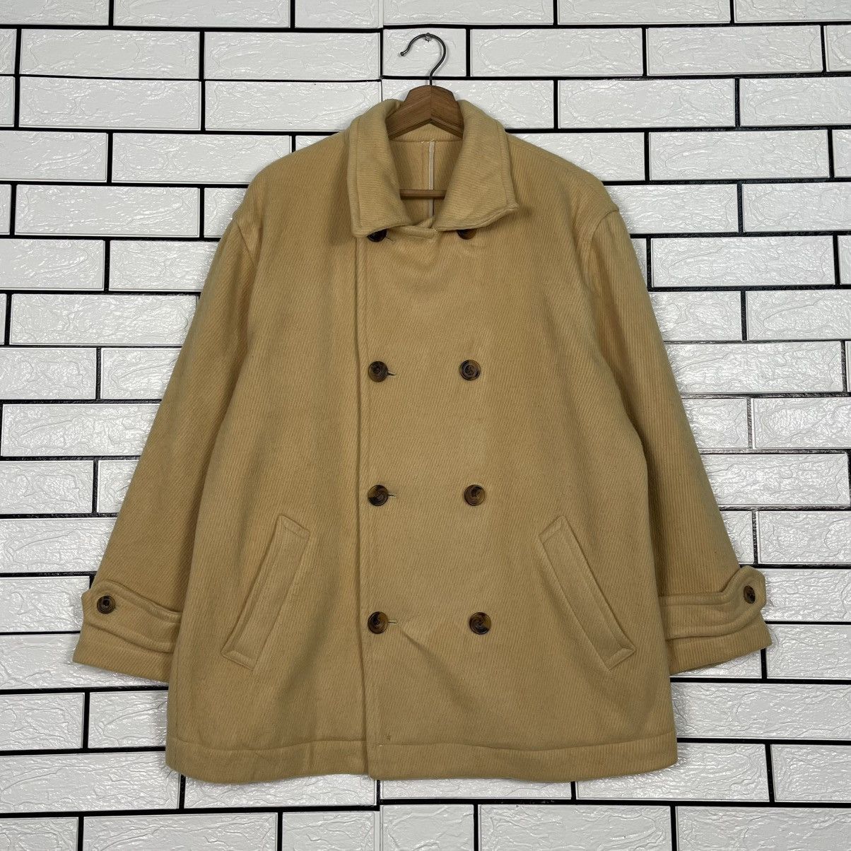 J. Press J.Press Double Breasted Brown Wool Jacket Size US M / EU 48-50 / 2 - 1 Thumbnail