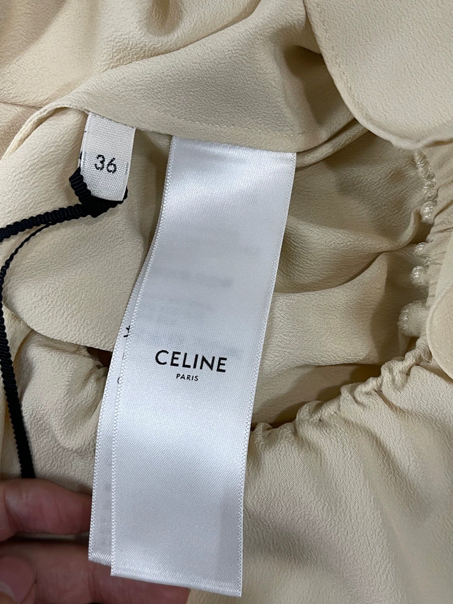 Celine Celine Heavy Construction Long Sleeve Women's Size XS / US 0-2 / IT 36-38 - 8 Thumbnail