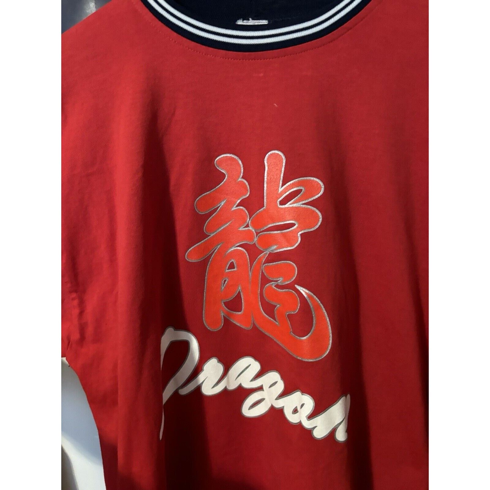 Other vintage y2k skateboard dragon red T-shirt size 2XL Chinese Size US XXL / EU 58 / 5 - 7 Thumbnail