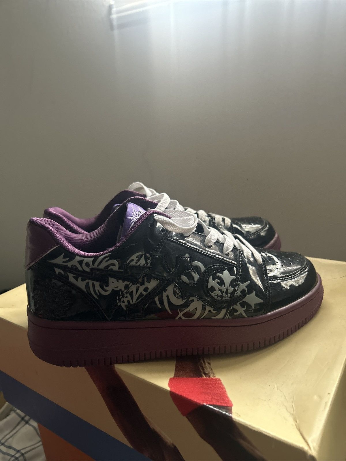 Other Eternal Artwear patent leather lowtop sneakers Size US 7.5 / EU 40-41 - 1 Thumbnail