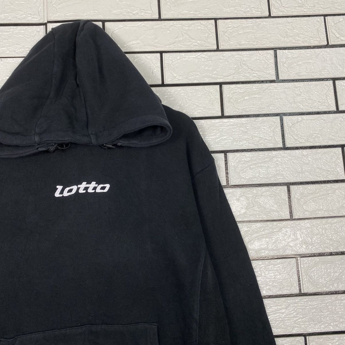 Japanese Brand 📌Vintage Sweatshirt Hoodie Lotto Centre Logo Spell Out Size US M / EU 48-50 / 2 - 7 Thumbnail