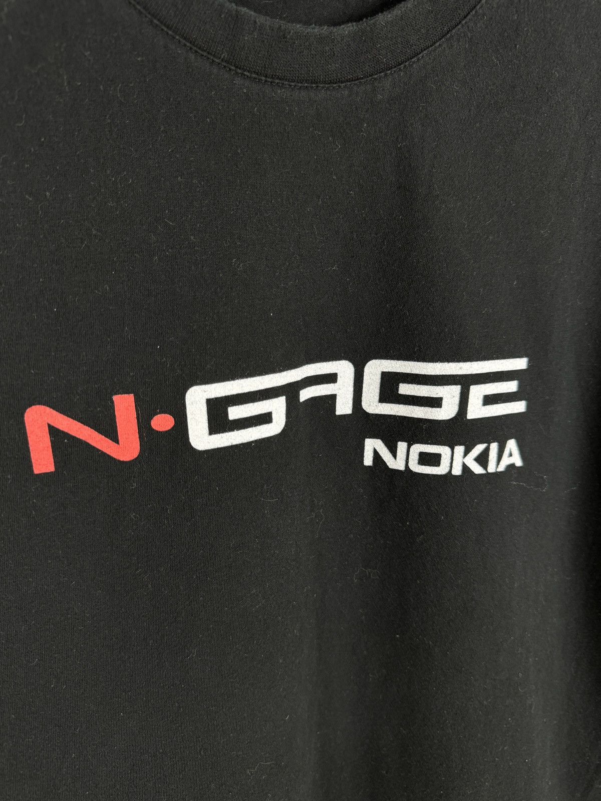 Band Tees Vintage NOKIA N-Gage Video Official Gamer Promo Black Tee Size US L / EU 52-54 / 3 - 5 Thumbnail