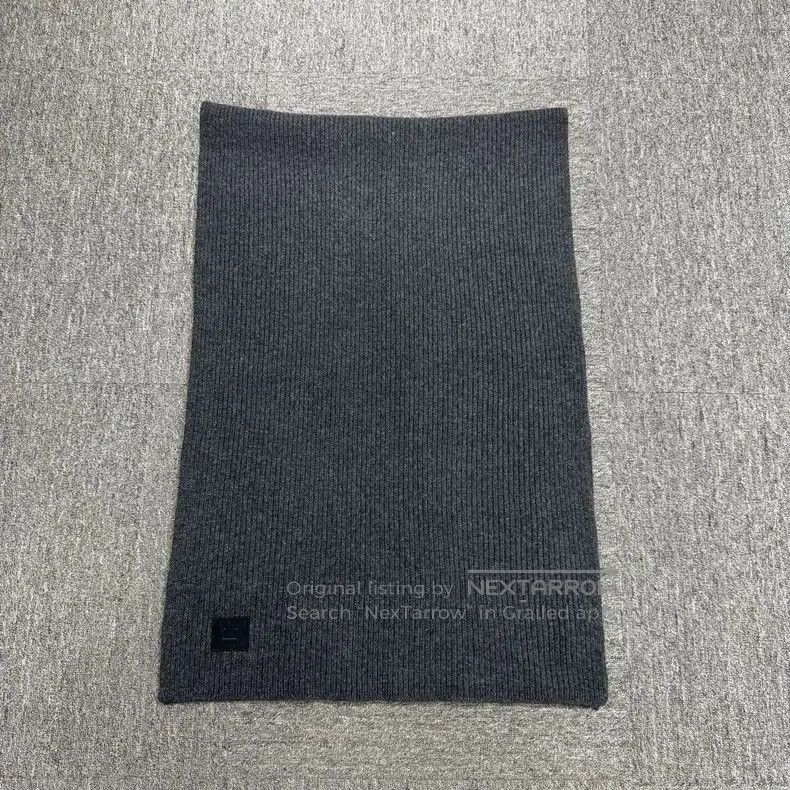 Acne Studios Acne Studios Smiley Embroidered Wool Scarf. Size ONE SIZE - 4 Thumbnail