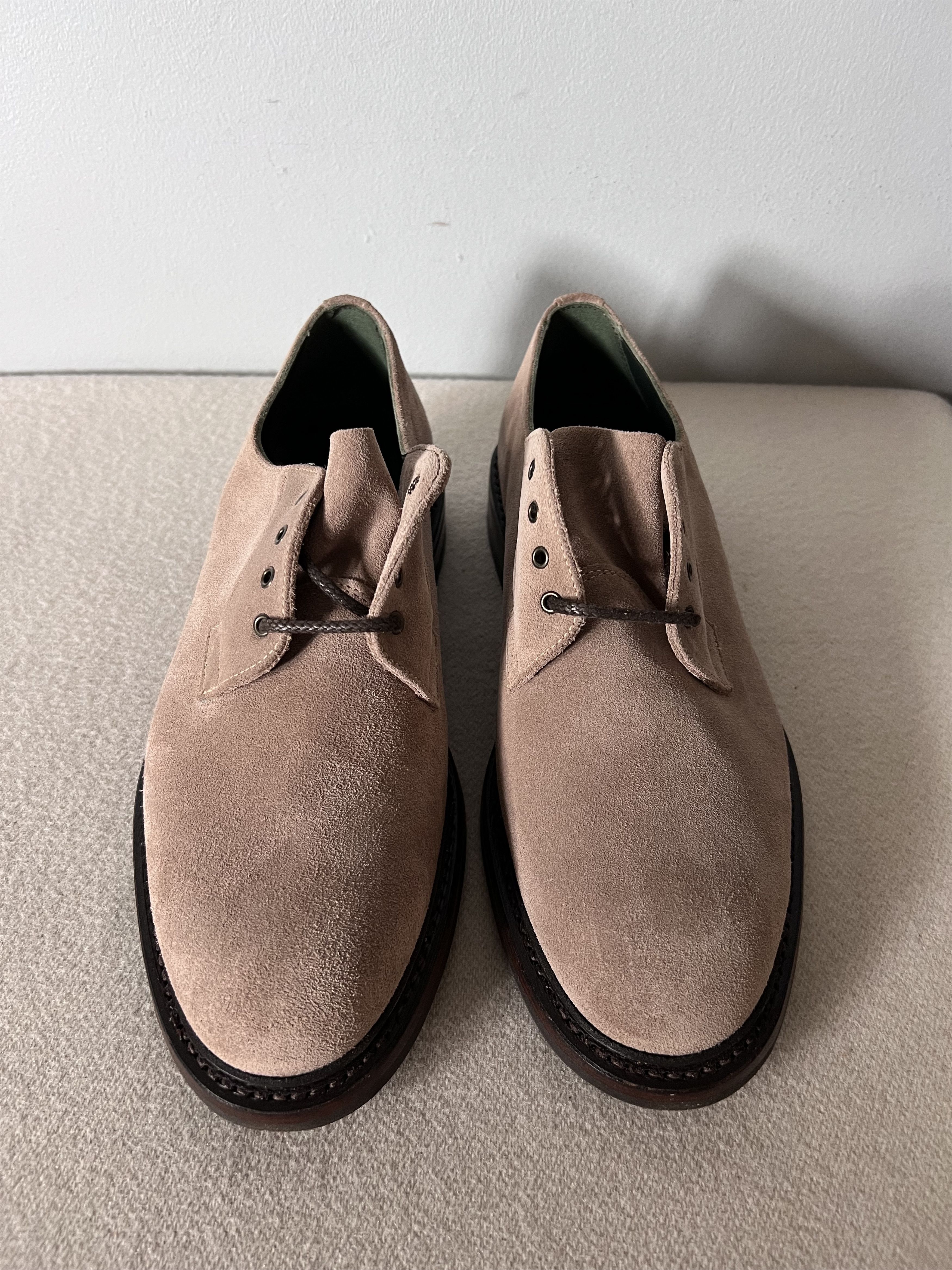 Aime Leon Dore × Drake's Aime Leon Dore Drake's Plain Toe Blucher Derby in Tan Size US 9.5 / EU 42-43 - 4 Thumbnail