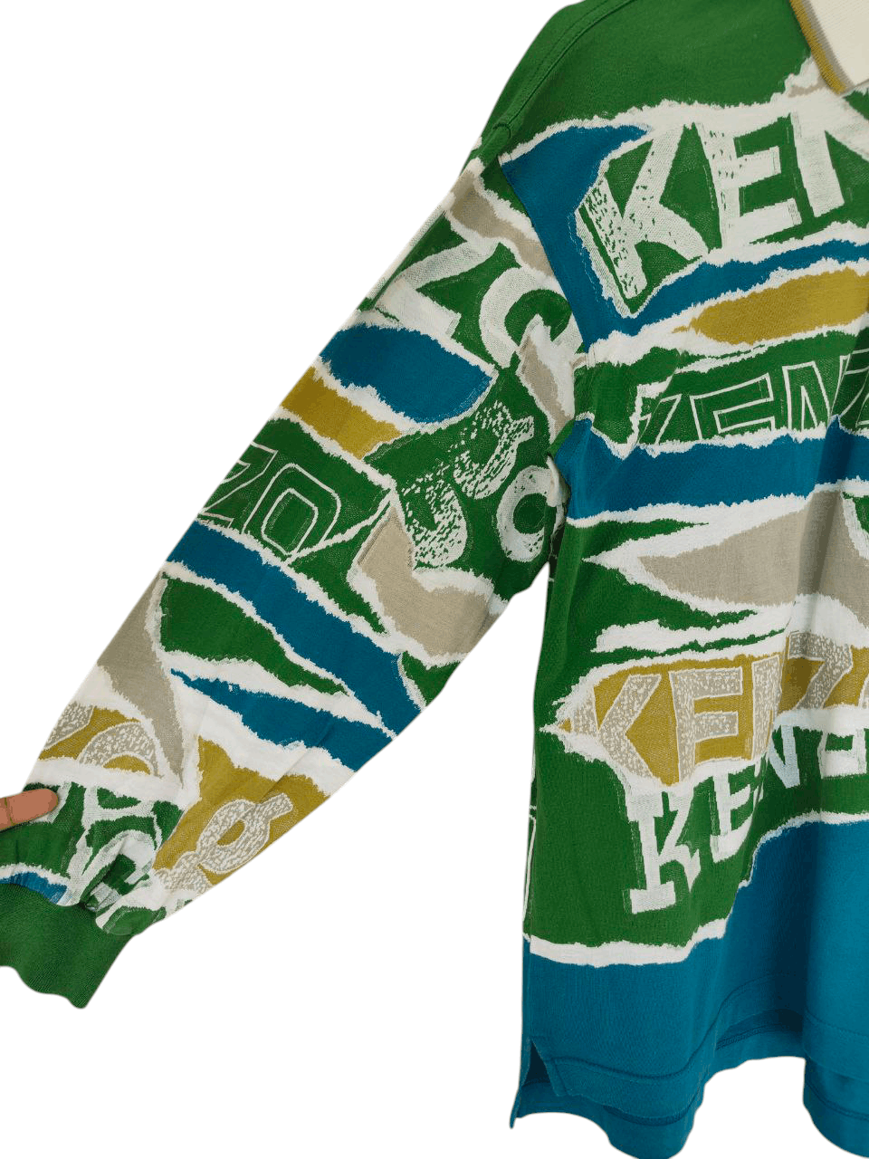 Japanese Brand Kenzo Golf Printed Polo Size US L / EU 52-54 / 3 - 5 Thumbnail