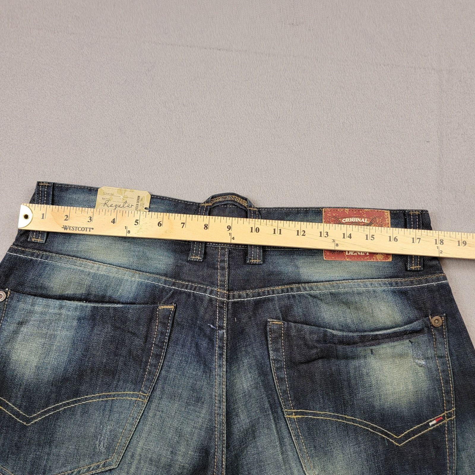 Tommy Hilfiger Tommy Hilfiger Denim Destruction Abrasion Blue Mens Sz 36x32 Size US 36 / EU 52 - 12 Thumbnail
