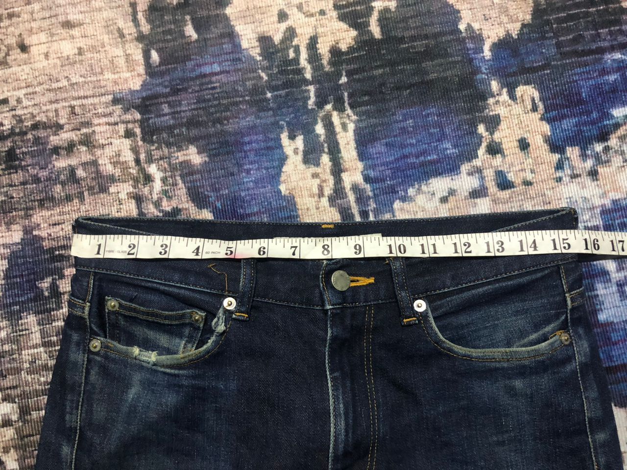 Japanese Brand Johnlawrencesullivan Skinny Jeans Pants Distressed Size US 31 - 21 Thumbnail