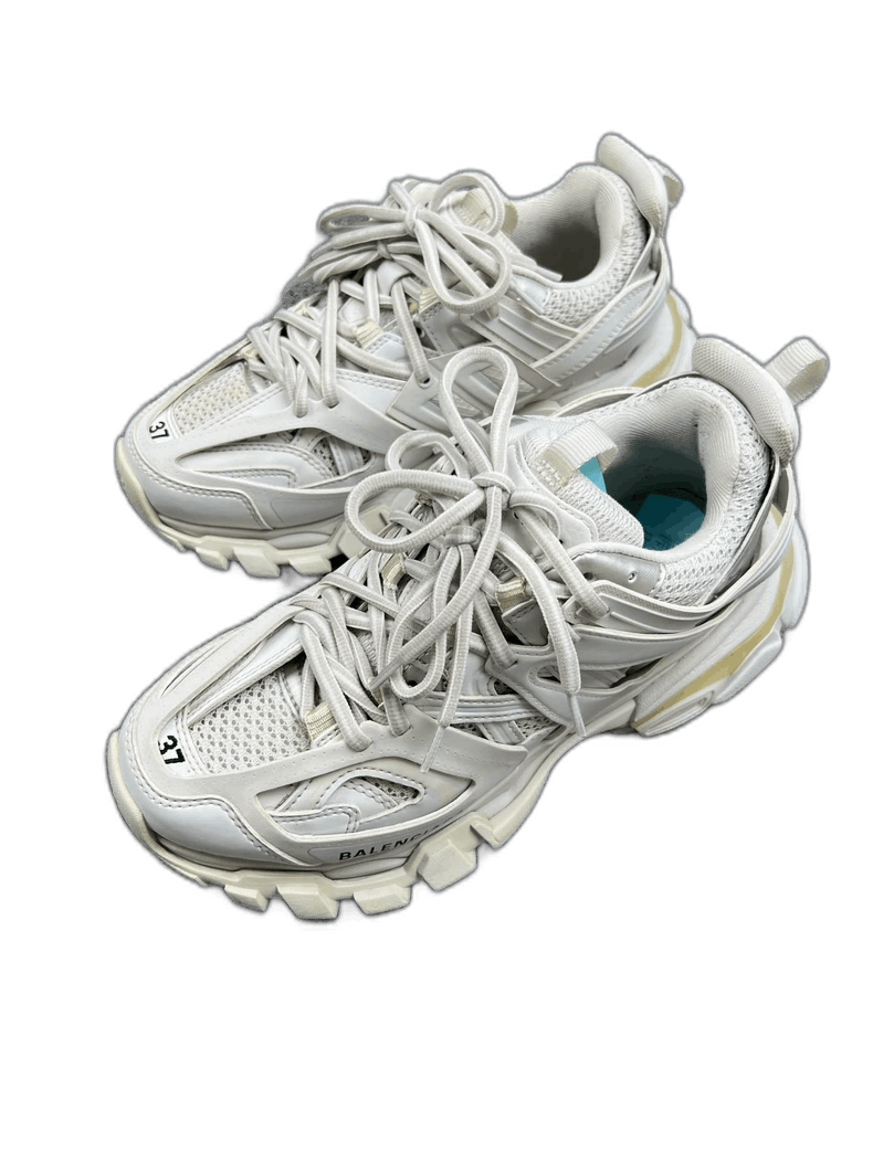 Balenciaga Balenciaga White Track Sneakers Size 37 Size US 6.5 / EU 39-40 - 1 Thumbnail