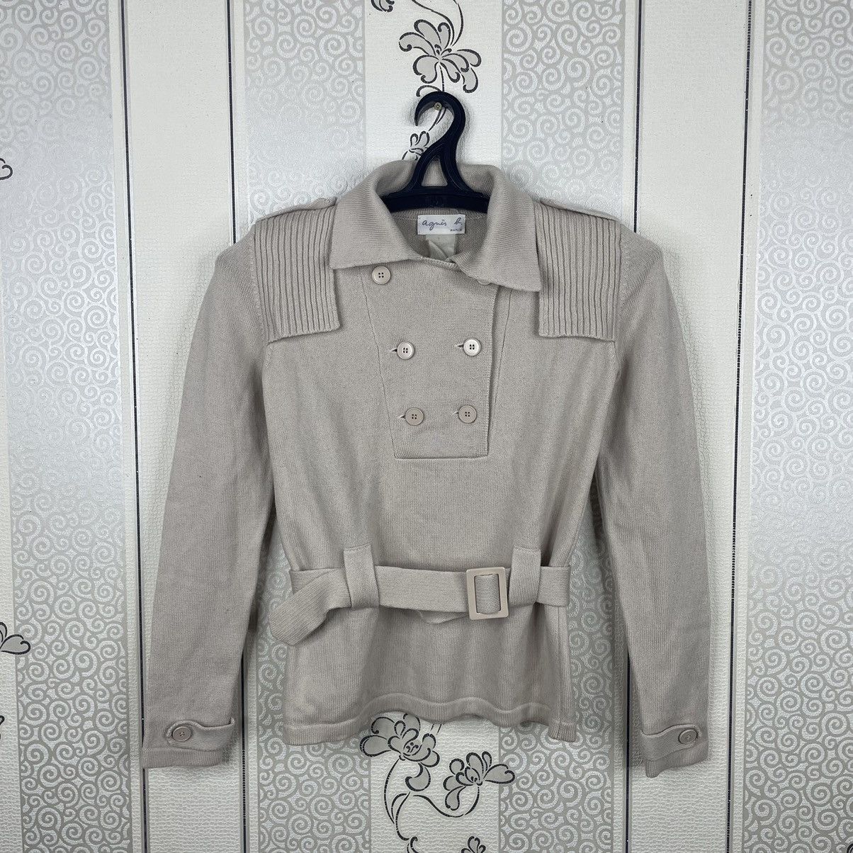agnes b. Vintage Agnes B. Belted Sweater Size S / US 4 / IT 40 - 5 Thumbnail