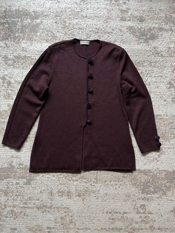 Burberry Burberry's Of London Sz 40 / L 60% Wool Cardigan Vintage 90s Size L / US 10 / IT 46 - 5 Thumbnail