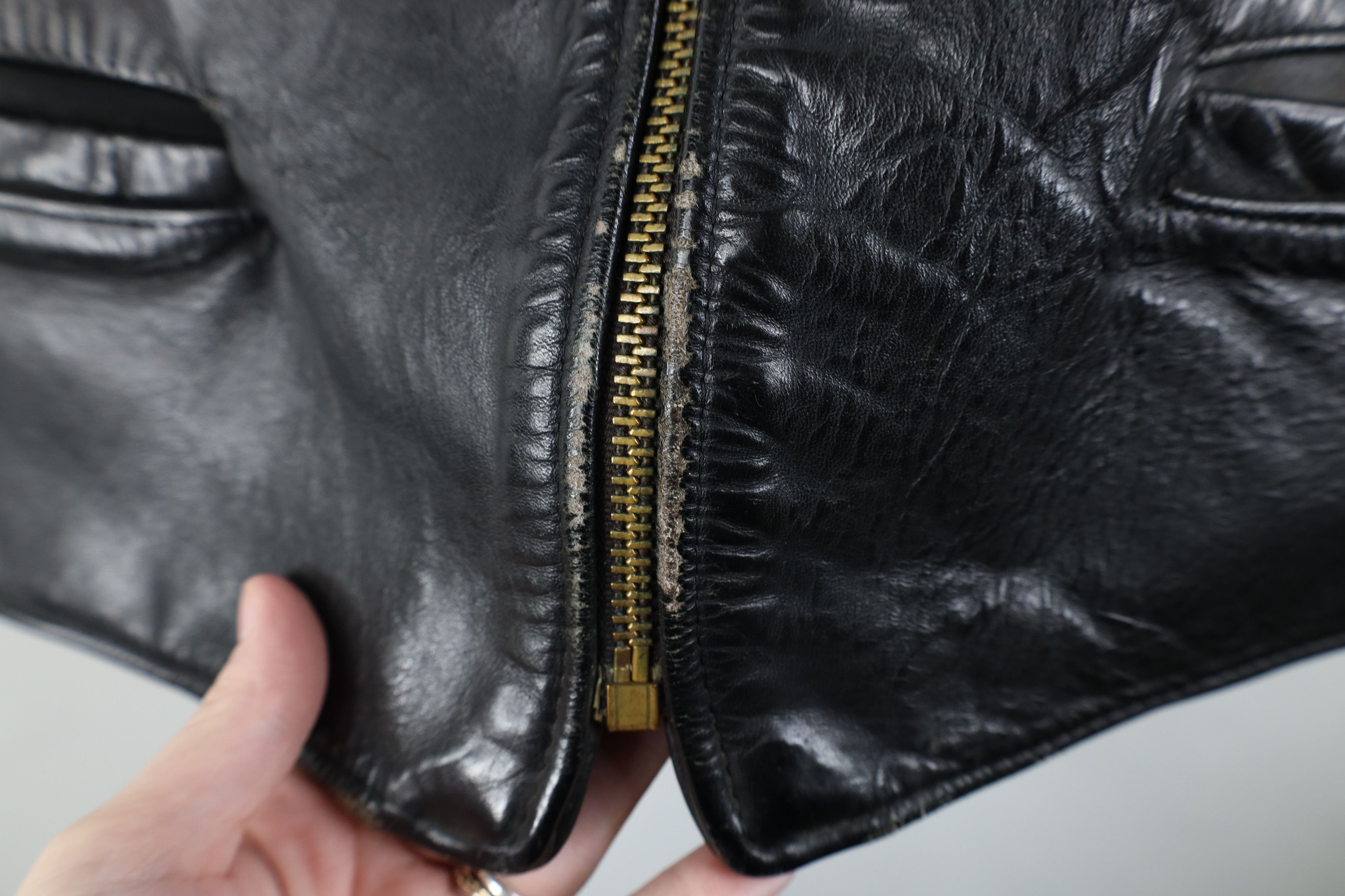 Vintage Vintage 70s 80s Streetwear Full Zip Leather Vest Jacket USA Size US XXL / EU 58 / 5 - 5 Thumbnail