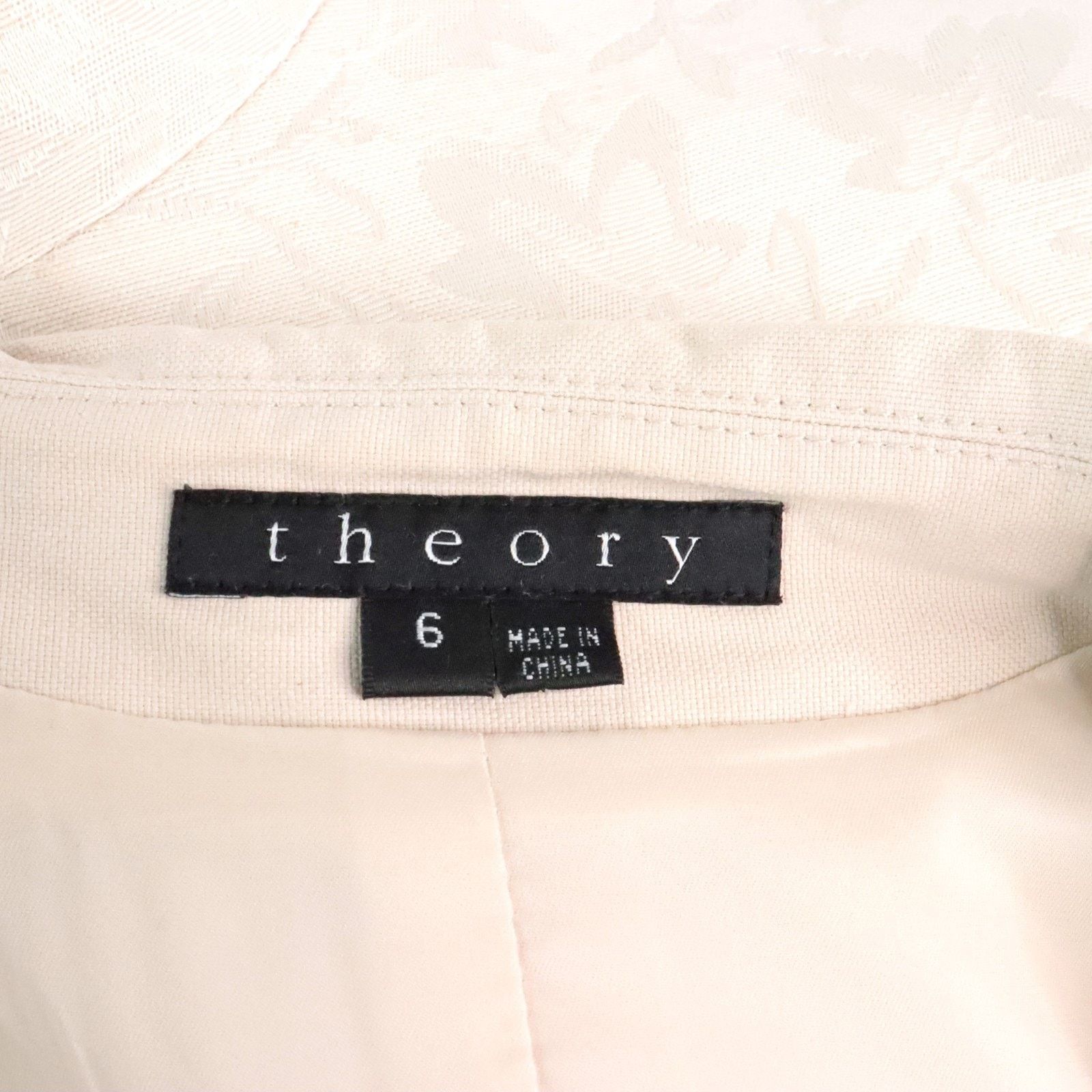 Theory Theory Women’s Beige Blazer Size 6 Tailored Jacket Size M / US 6-8 / IT 42-44 - 8 Thumbnail