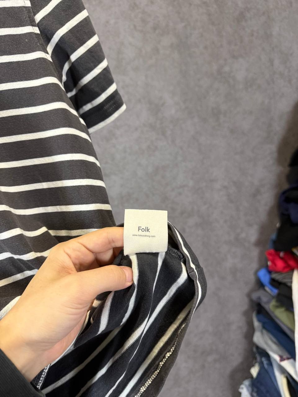 Folk Folk designer striped tee Size US L / EU 52-54 / 3 - 5 Thumbnail