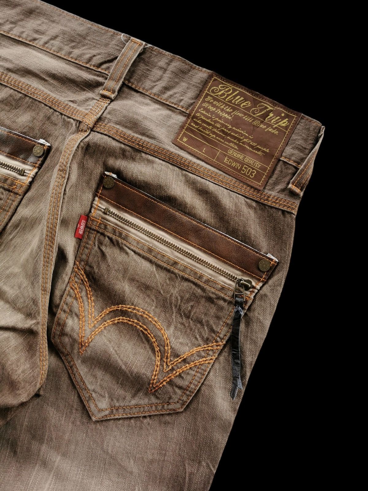 Beauty Beast × Edwin × If Six Was Nine Edwin Blue Trip Jeans Size US 30 / EU 46 - 4 Thumbnail
