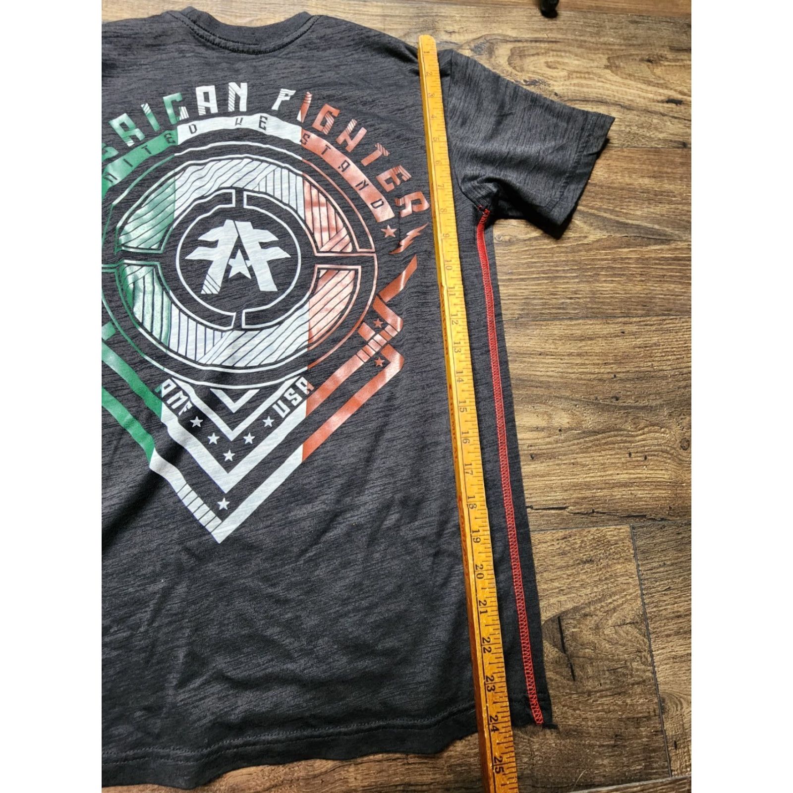Vintage American Fighter Shirt Mens S Black Premium Athletics Buckle T Shirt Size US S / EU 44-46 / 1 - 3 Thumbnail
