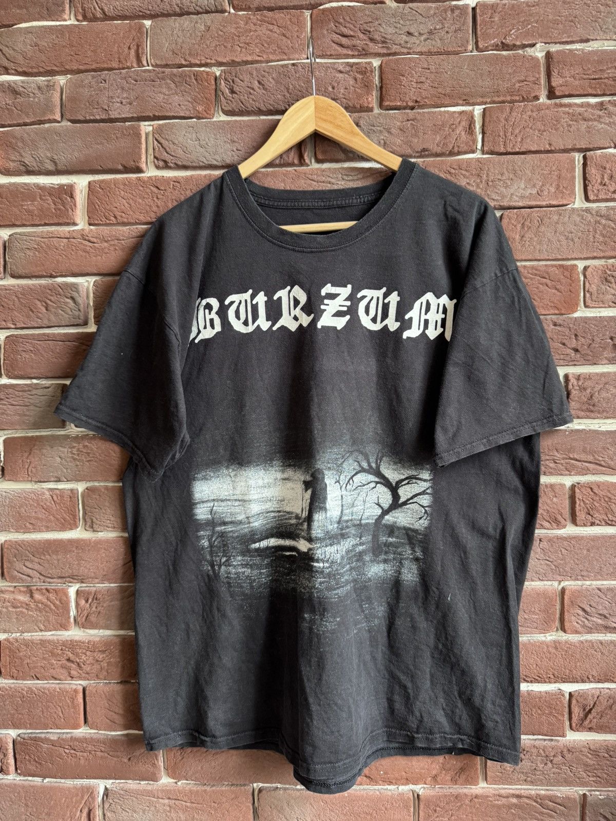 Band Tees Burzum Count Grishnackh Varg Vikernes Black Metal Tshirt Rar Size US L / EU 52-54 / 3 - 1 Thumbnail