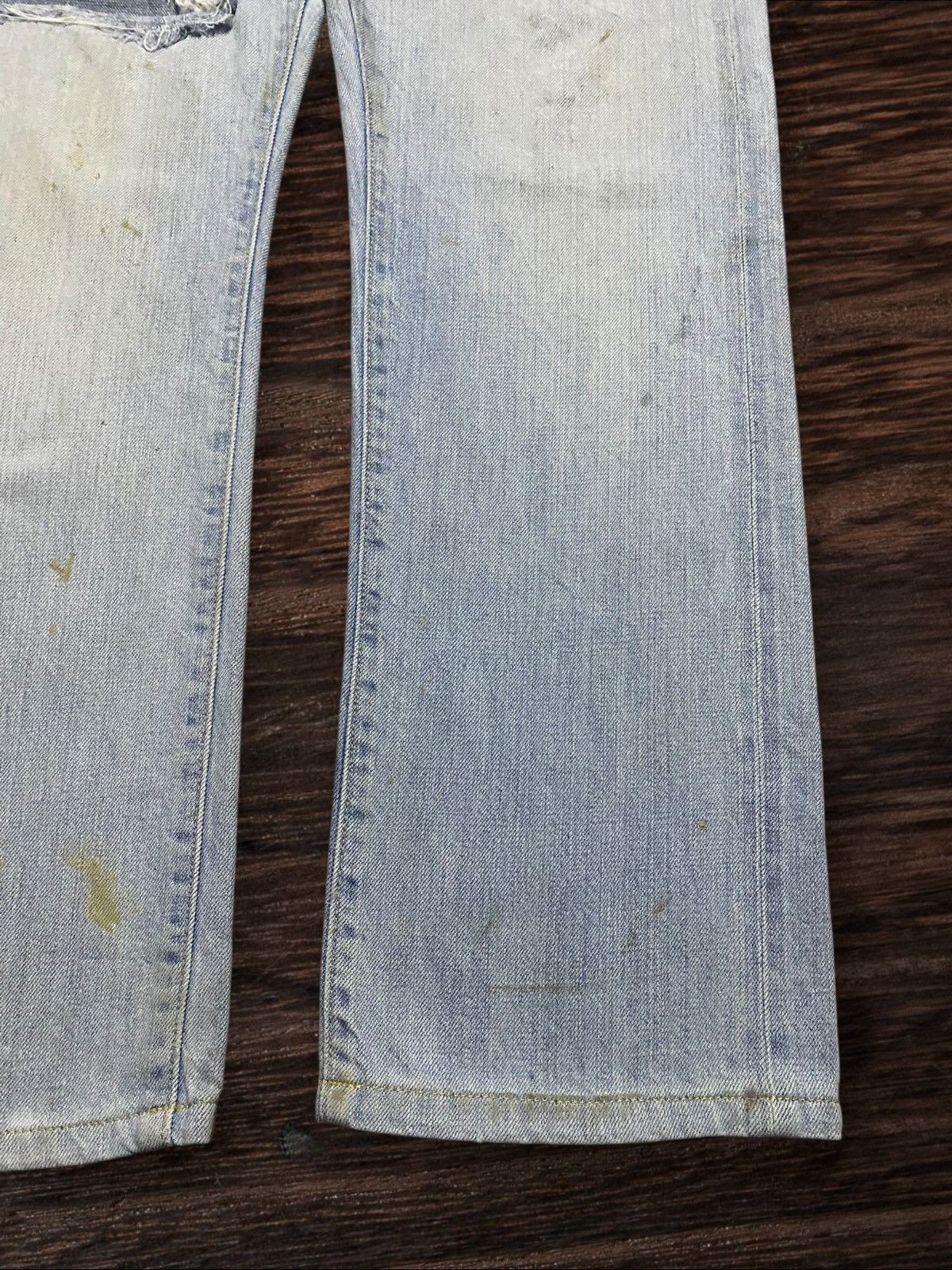 Japanese Brand Vintage Japanese Brand Uniqlo Light Wash Distressed Loose Size US 34 / EU 50 - 10 Thumbnail