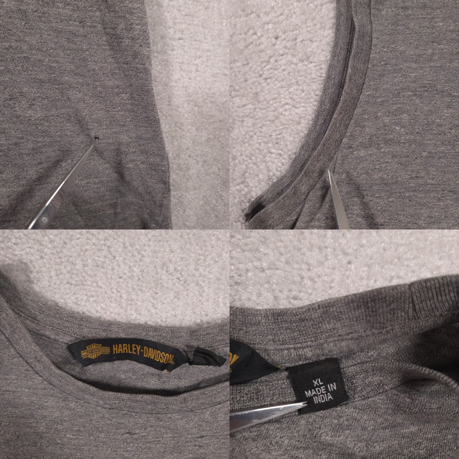 Harley Davidson Harley-Davidson Shirt Womens XL Gray Sleeveless Bar Shield Logo Graphic Biker Size XL / US 12-14 / IT 48-50 - 8 Thumbnail