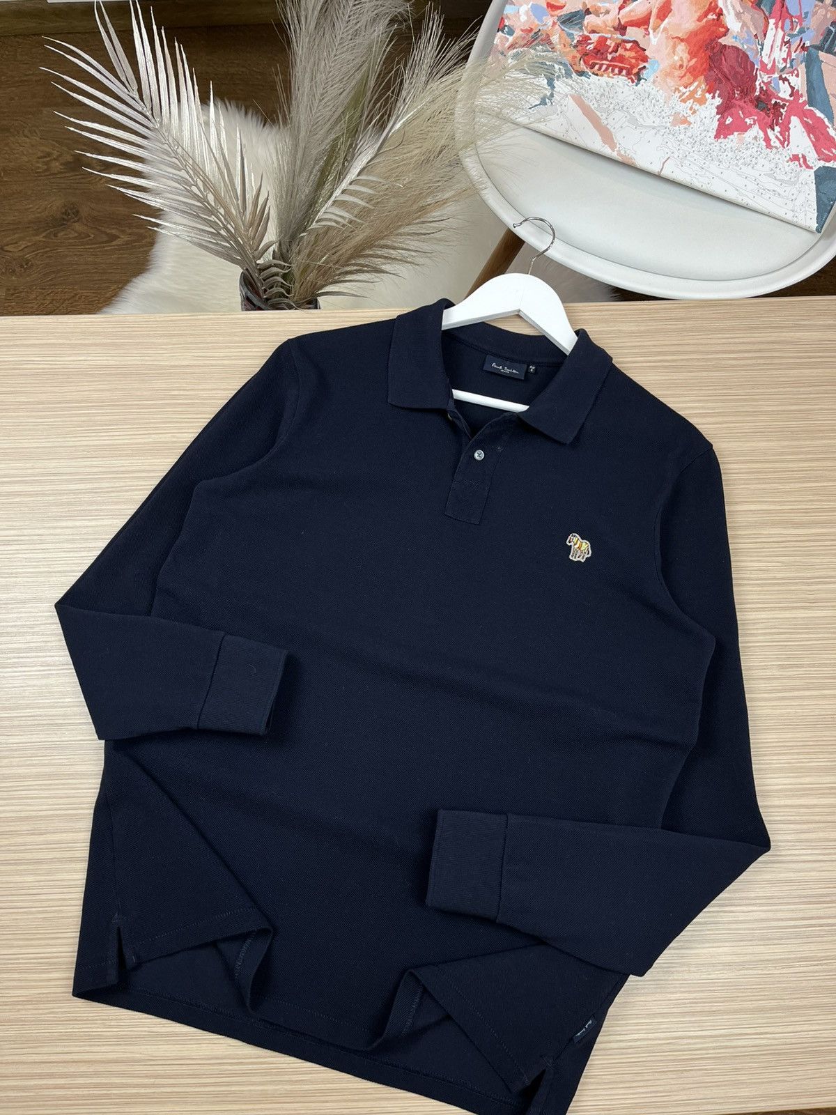 Paul Smith Paul Smith Cotton Long Sleeve Polo Shirt Size US S / EU 44-46 / 1 - 1 Thumbnail