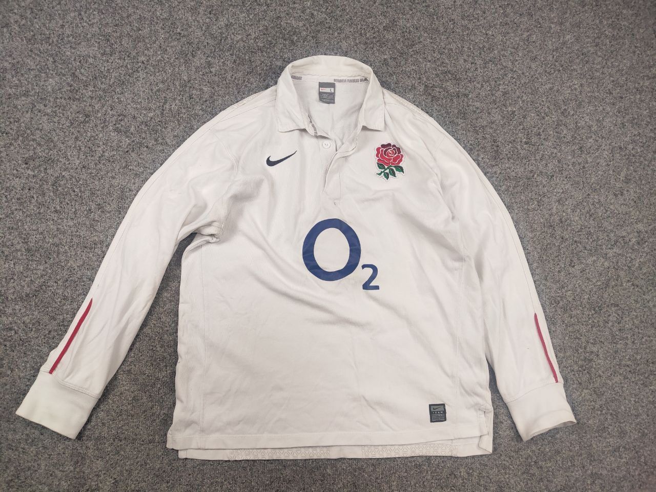 Nike Vintage Nike O2 Longsleeve Shirt England Rugby Team Jersey Size US M / EU 48-50 / 2 - 8 Thumbnail