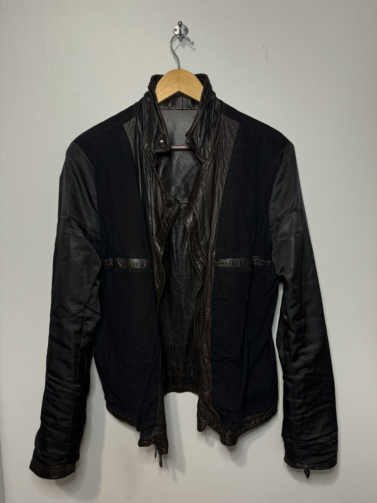 Allsaints Vintage AllSaints Spitalfields Leather Biker Jacket Size US S / EU 44-46 / 1 - 5 Thumbnail