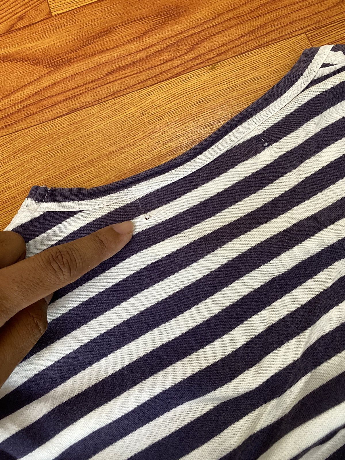 Comme des Garcons × Comme des Garcons PLAY × Japanese Brand Comme Des Garcons Play Stripes Long Sleeve Size US S / EU 44-46 / 1 - 7 Thumbnail