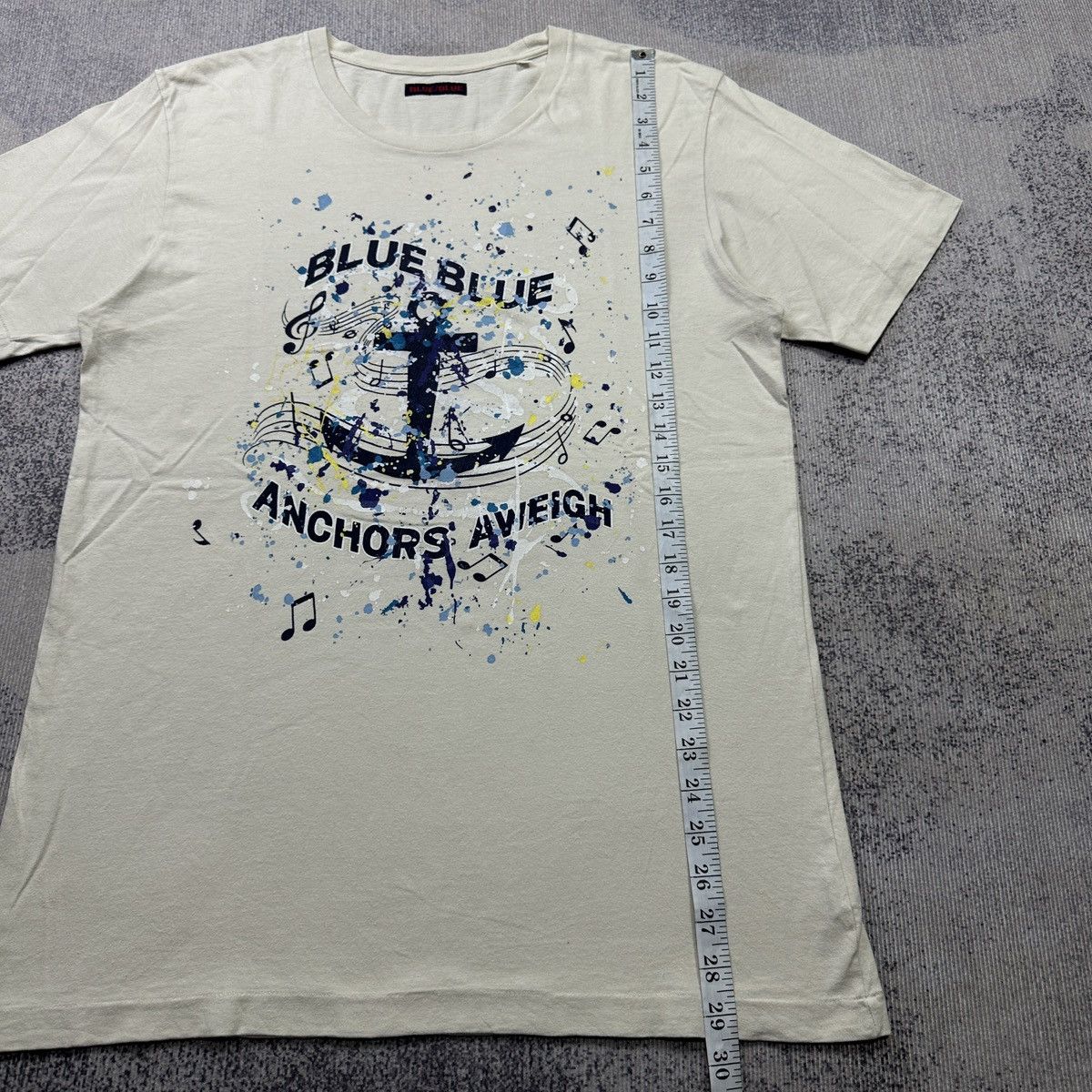 Blue Blue Japan Blue/Blue tshirt anchor aveight Size US M / EU 48-50 / 2 - 5 Thumbnail
