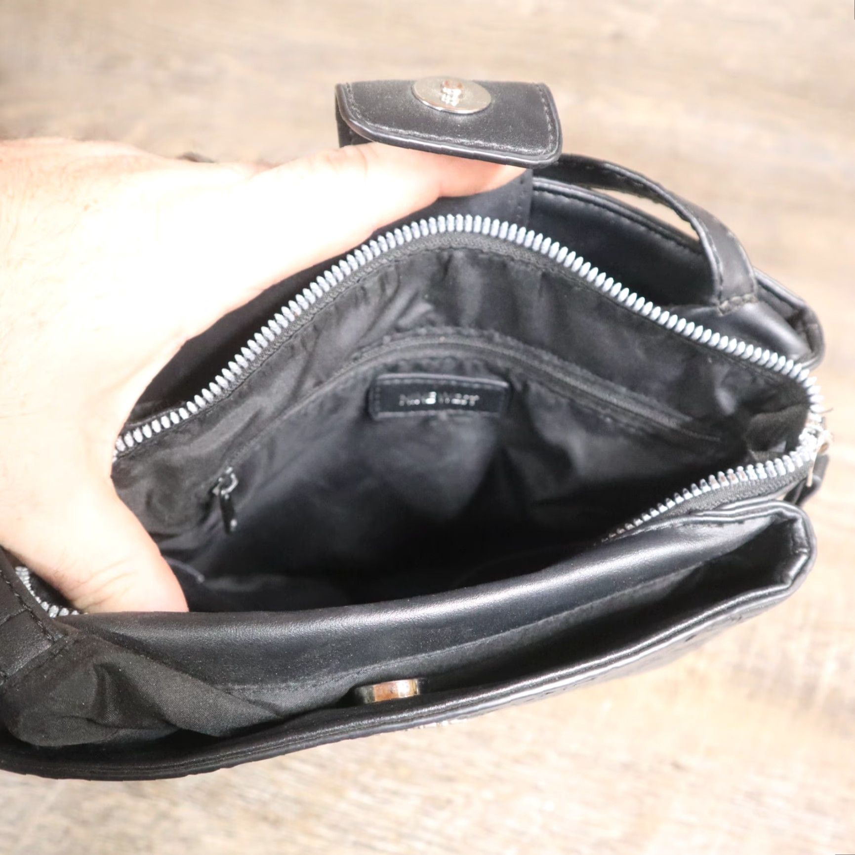 Nine West Nine West Black Purse Crossbody Shoulder Bag Zip Size ONE SIZE - 6 Thumbnail
