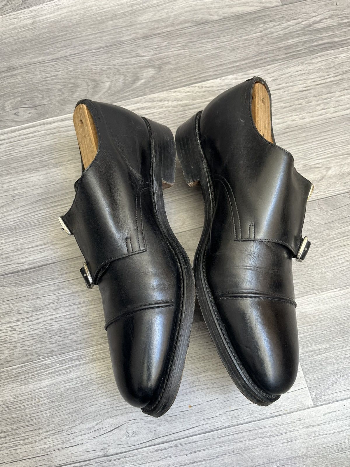 John Lobb John lobb william 2 monk strap black leather dress shoes Size US 8 / EU 41 - 11 Thumbnail